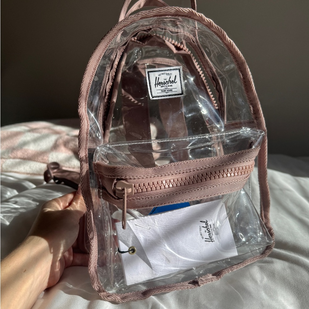 Herschel Supply Company Clear and Pink Backpack